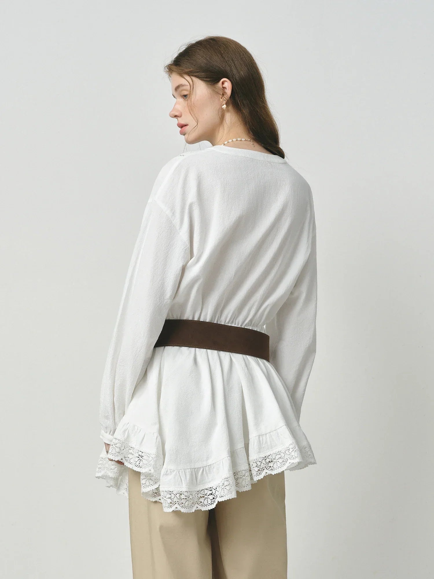 Elegant Lace V-Neck Dress