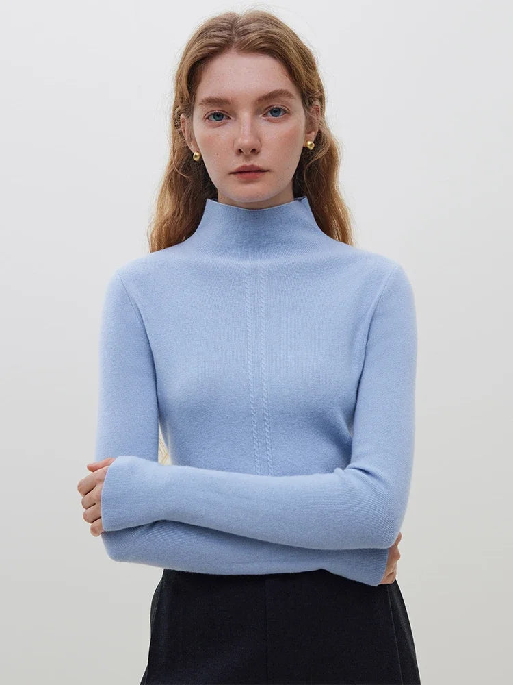 Cozy Wool Knit Turtleneck