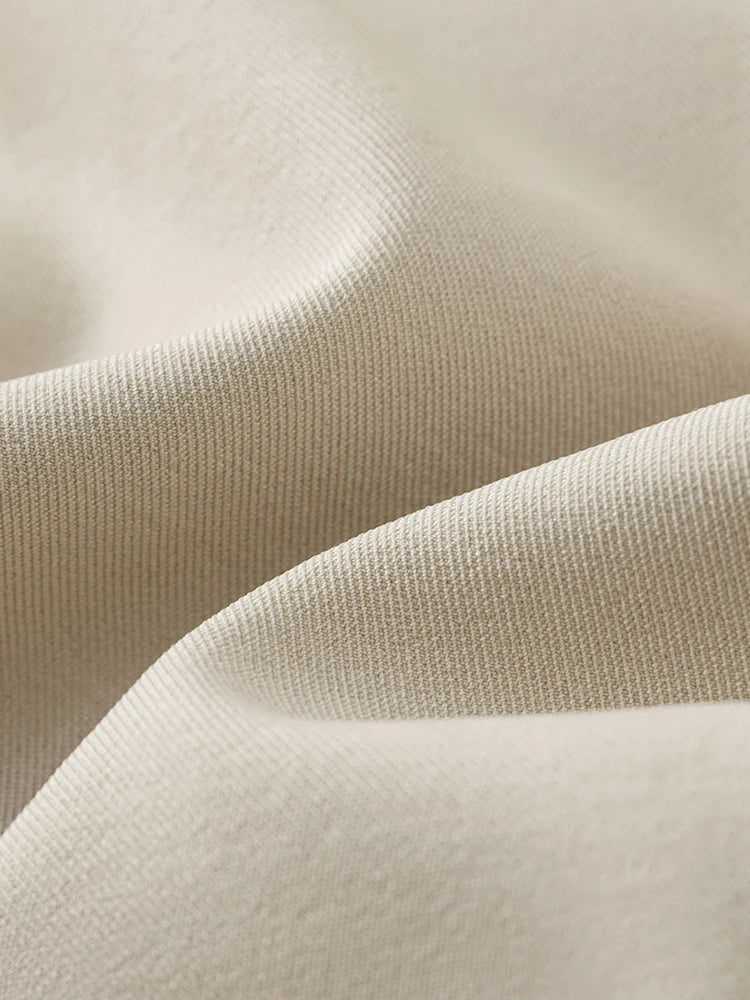 Elegant Khaki Office Dress