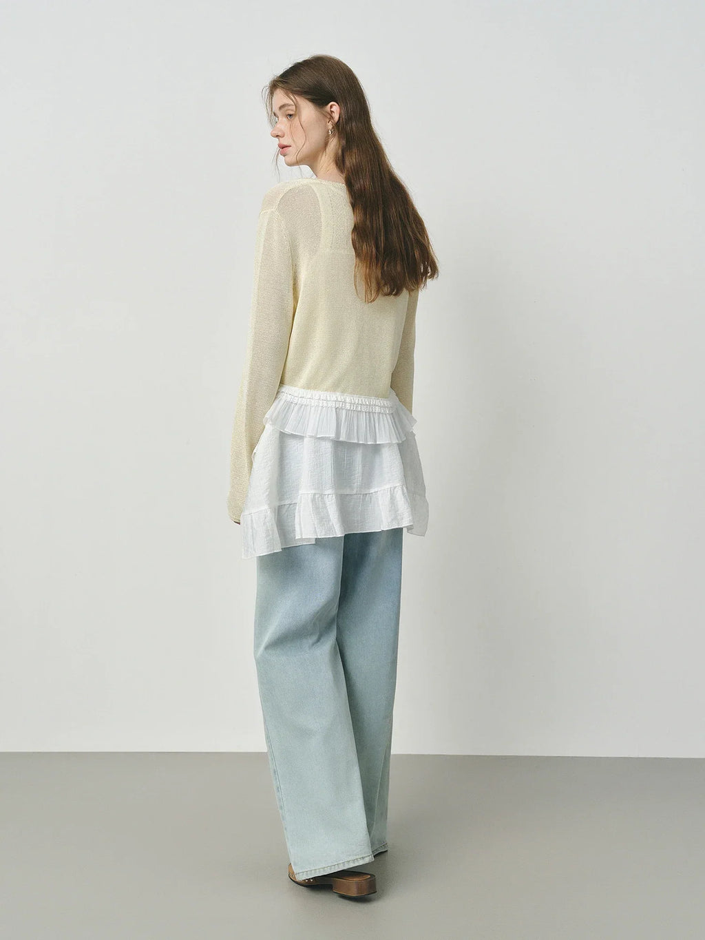 Chic Mesh Knit Cardigan