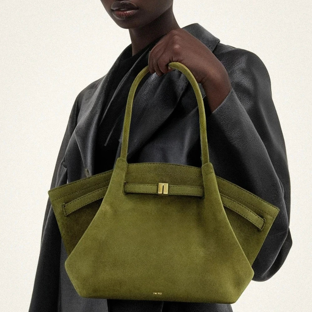 Elegant Suede Shoulder Bag