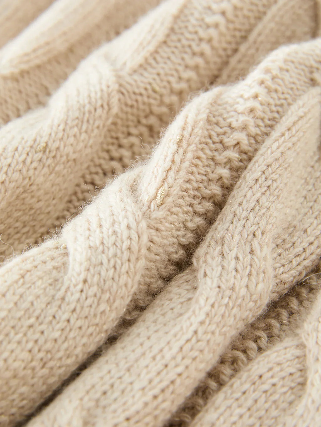 Elegant Cable Knit Sweater Vest Set