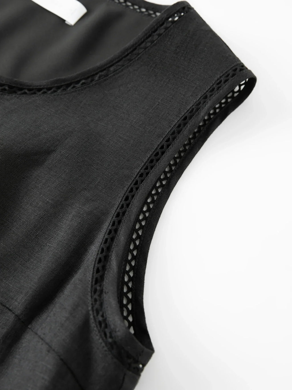 Elegant Linen Sleeveless Dress